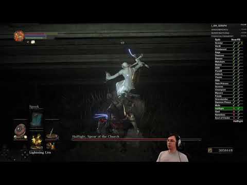 Dark Souls 3 Halflight SL1NG+7 broken sword