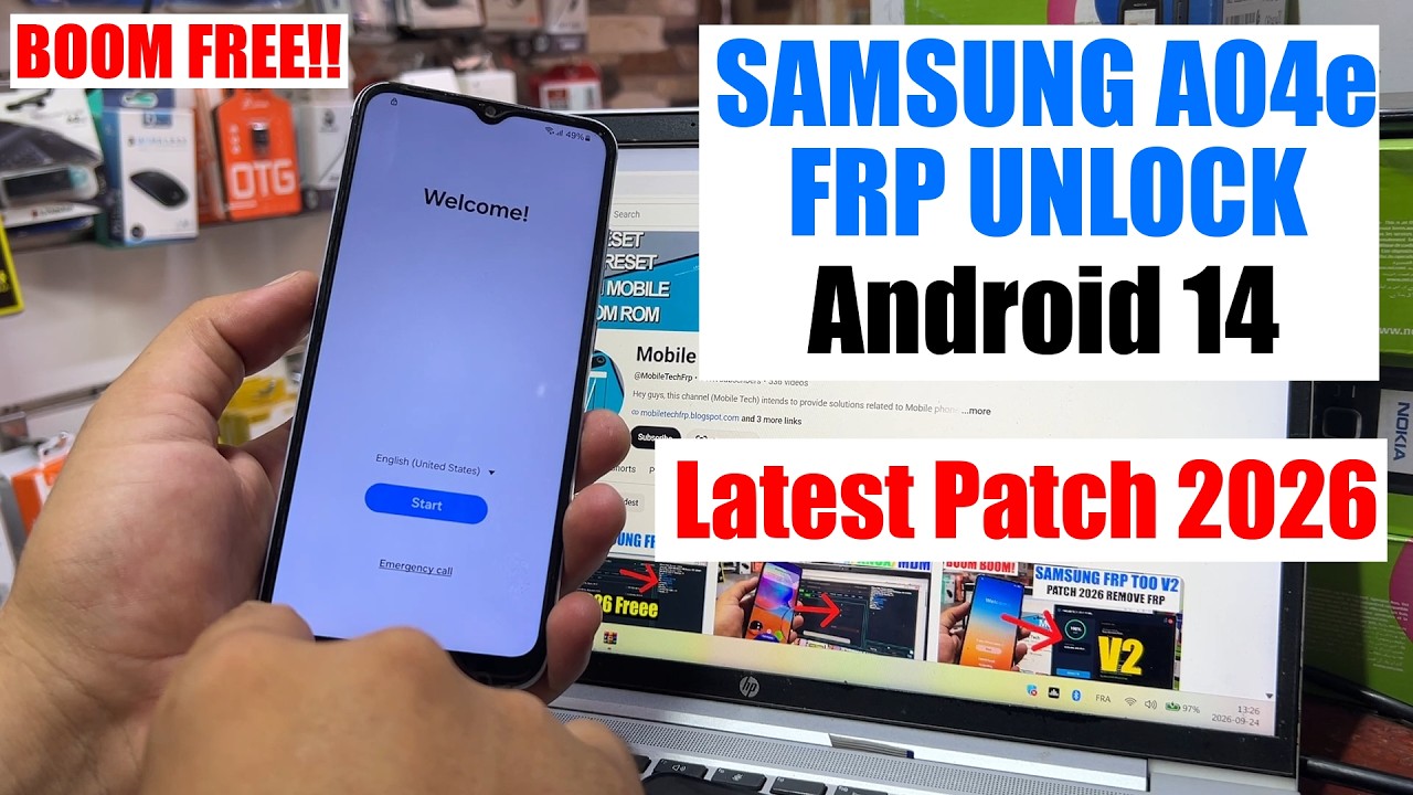 Samsung A04e FRP Bypass Android 14 2026 | Remove Google Account A042F | Samsung a04e FRP Unlock