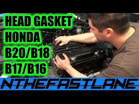 ▶️Head Gasket: How To Replace (Honda B-Series B17,B16,B18,B20)🔧