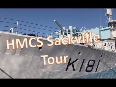 K181 HMCS Sackville Tour - Halifax, Nova Scotia