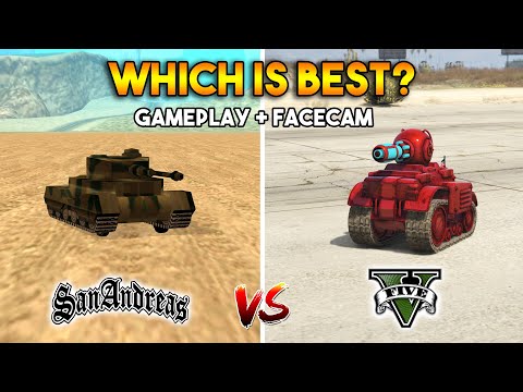 GTA 5 RC TANK  VS  GTA SAN ANDREAS RC TANK (WHICH IS BEST?) [Gameplay]