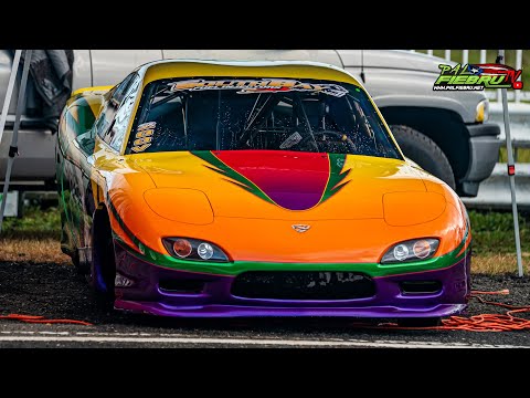 FD Rx-7 3 Rotores Turbo (20b) Erick Turbo 6.55 @213mph en Salinas Speedway | PalfiebruTV