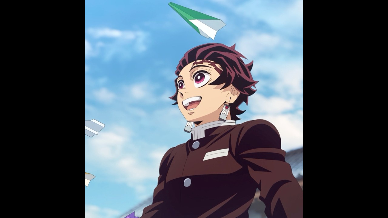 希望を象徴する紙飛行機 #鬼滅の刃 #animeedit #anime