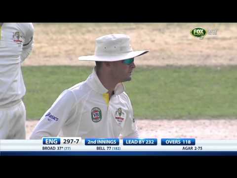 Stuart Broad's Controversial Dismissal - Day Three, First Ashes Test, 2013