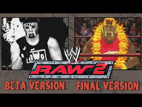 WWE Raw 2 - Beta vs. Final Comparison