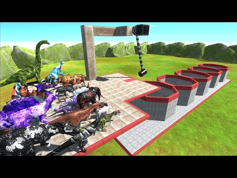 Giant Dynamite Hammer vs All Units - Animal Revolt Battle Simulator