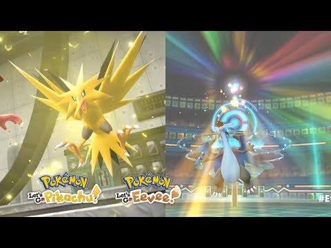 I leggendari e le megaevoluzioni ti aspettano per lotte epiche in Pokémon: Let's Go!