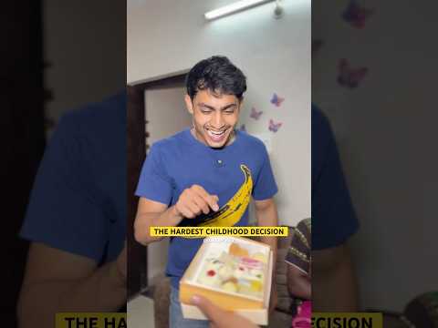 HARDEST CHILDHOOD DECISION🤤😭🍫#relatable # #childhood #funny #comedy #nostalgia #sweet #mithai