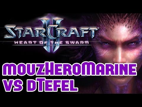 Starcraft 2 Heart of the Swarm Pro Match HeroMarine (Terran) vs Tefel (Zerg) Whirlwind LE TvZ
