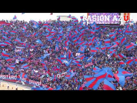 "Recibimiento U. de Chile vs U. Católica / Los de Abajo / 29-10-2017" Barra: Los de Abajo • Club: Universidad de Chile - La U