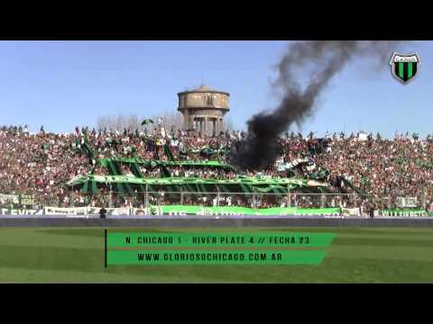 Emocionante - Así nuestra gente recibía al equipo ‪ ‎Nueva Chicago‬ 1 - ‪River Plate‬ 4