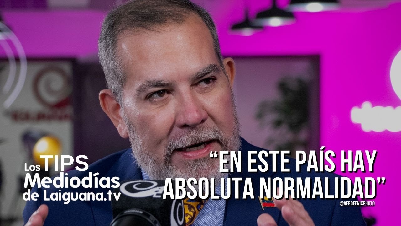 “En este país hay absoluta normalidad”