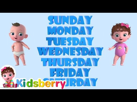 Sunday Monday | Kidsberry Nursery Rhymes & Baby Song