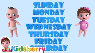 Sunday Monday | Kidsberry Nursery Rhymes &amp; Baby Song
