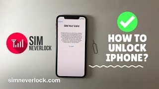 iPhone Sim Not Valid - How to Unlock iPhone from any Carrier Network 2023 Tutorial