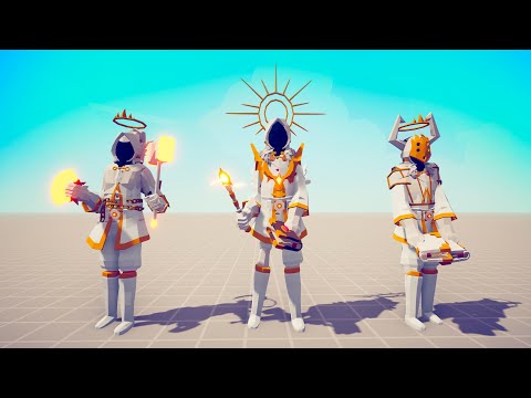 TRIO GODS vs ARMIES OF 100x UNITS - Totally Accurate Battle Simulator TABS