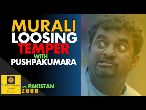 Have you seen Muralitharan this angry ever? Pushpakumara drops 2 Yousuf catches in a hurry in 2000