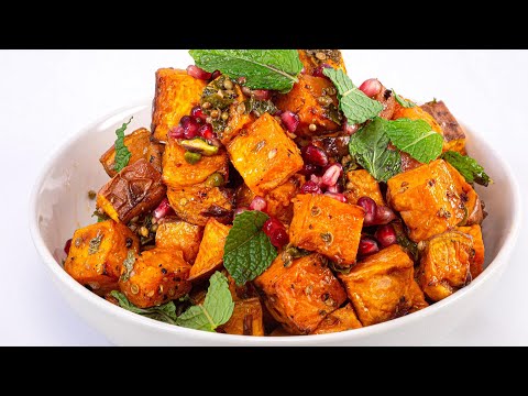 How To Make Roasted Sweet Potatoes With Coriander Vinaigrette by Gail Simmons