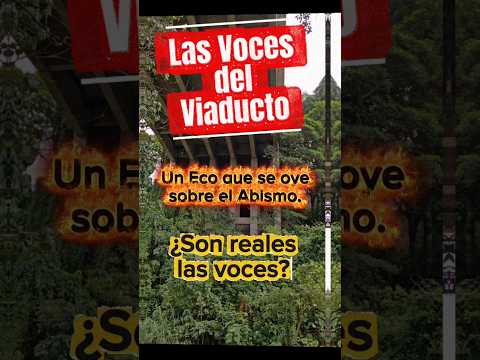Las Voces del Viaducto. Un Eco que se oye sobre el Abismo ¿Son real las voces en Mérida Venezuela?
