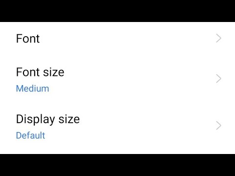 how to change font size in realme 7, 7i, 7 pro