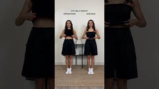 Download lagu STYLING A TANKTOP & turning it into a BANDEAU TOP with the VIRAL HACK 😱 Save for later #fashion mp3