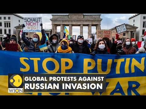 Lebanon shows solidarity, Germans chant 'Stop Russian oppression, stop war' | Ukraine crisis | WION