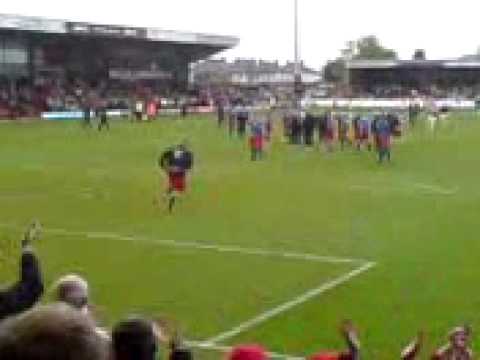 Kettering v Kidderminster 26/4/09  final minutes & celebrations