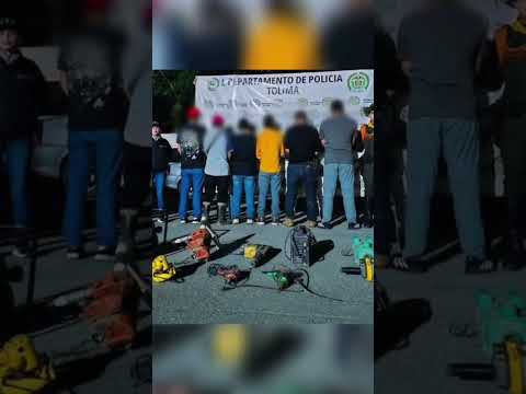 Seis capturados deja operativo contra la minería ilegal en el norte del Tolima.