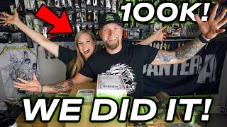 We Hit 100K! My Girlfriend Aimee Makes Her Debut | Epic Unboxing + BONUS BAIT DROP!