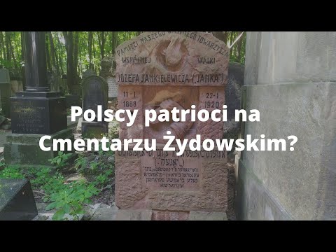 Polscy patrioci na Cmentarzu Żydowskim przy ulicy Okopowej