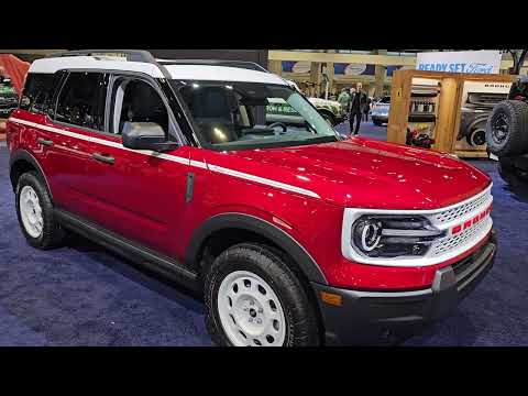 Thumbnail for 2026 FORD BRONCO SPORT HERITAGE EDITION RUBY RED PLAID INTERIOR 4K WALKAROUND by Ford Bronco Sport