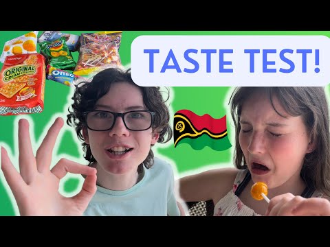 TRYING LOCAL SNACKS AND CANDY IN VANUATU - FAMILY HOLIDAY PART 2