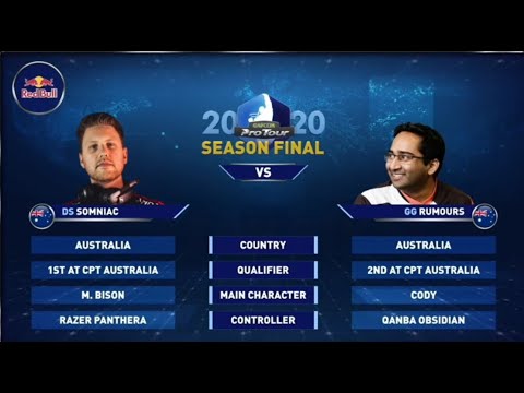 Rumours/コーディー vs  Somniac/ベガ【CAPCOM Pro Tour 2020 シーズンファイナル 】