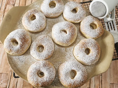 Apfelküchle aus dem Backofen mit dem Pizzazuberer plus von Pampered Chef ®