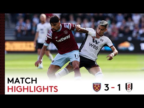 West Ham 3-1 Fulham | Premier League Highlights | Controversial Affair In East London