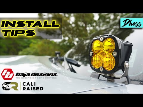 Tacoma Ditch Light Install Baja Design & Cali Raised brackets