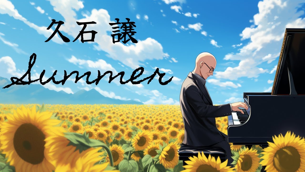 久石 譲 Summer オルゴール 〜ひまわり畑🌻〜【睡眠用・作業用BGM・究極の癒し、1時間】Joe Hisaishi/Summer  music box, relaxing BGM