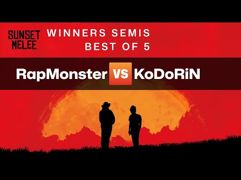 Sunset Melee Winners Semis — RapMonster vs KoDoRiN — Super Smash Bros. Melee