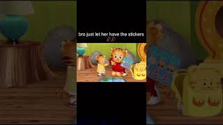 Daniel Tiger needs to be stopped… #danieltiger #danieltigerneighborhood #meme