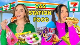 Eating Only Gas Station Food For 24 HOURS: Japan VS USA