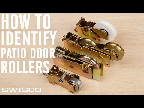 Part of a video titled How to Identify Patio Door Rollers - YouTube