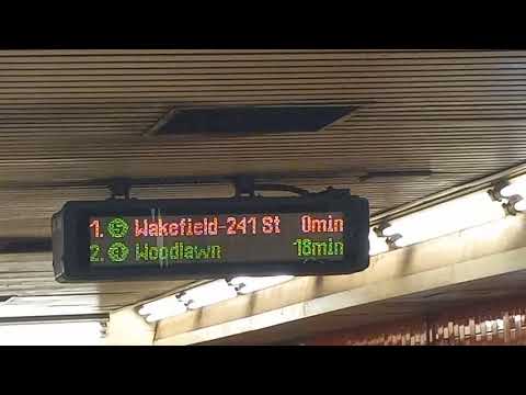 MTA Wakefield 241st Street bound 5 Express train at Bowling Green.