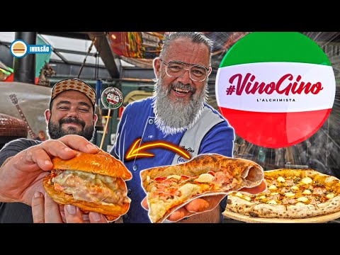 CONHECENDO A TERCEIRA MELHOR PIZZA DO MUNDO - INVASÃO MAVERICK VINOGINO | Hambúrguer Perfeito