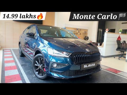 Skoda Slavia Monte Carlo 2025 Review | 1.5L TSI DSG | Features, Price, Interior |
