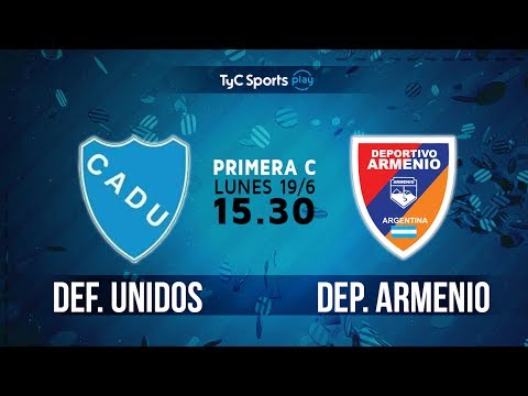 Primera C: Defensores Unidos (Z) vs. Deportivo Armenio | #PrimeraCenTyC