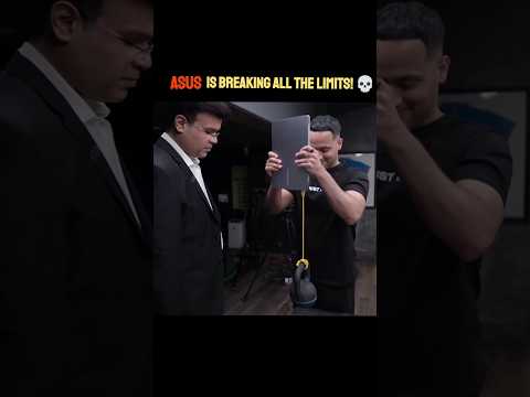 Asus VP shows the unmatchable durability of their laptop 🔥 #shorts #asus #rajshamani