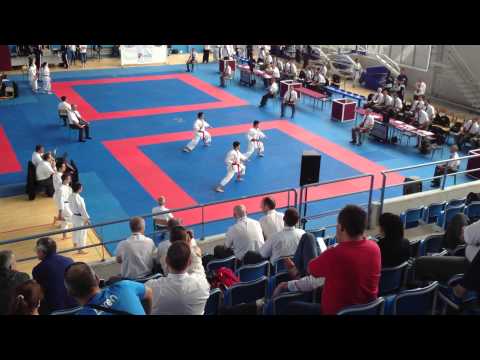 11th European karate Regions Championships Puglia (ITALIA) vs MONTENEGRO kata team