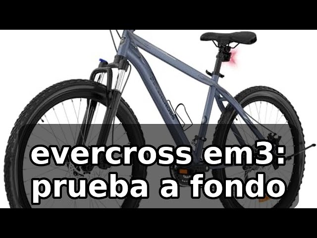 Vídeo relacionado con EVERCROSS Bicicleta de Montaña para Adultos, Bicicleta de 26 Pulgadas, Sistema de 21 Velocidades, Cuadro de Aluminio con Suspensión Delantera, Bike Todoterreno con Frenos de Disco, Carga Máx.150 kg