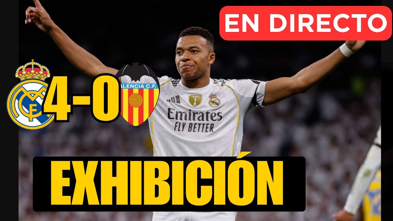 REAL MADRID - VALENCIA: REACCIÓN A LA EXHIBICIÓN EN DIRECTO