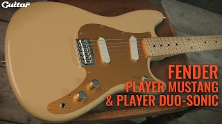 Video thumbnail for Fender gives the Mustang and Duo-Sonic the Player treatment! | Guitar.com by Guitar